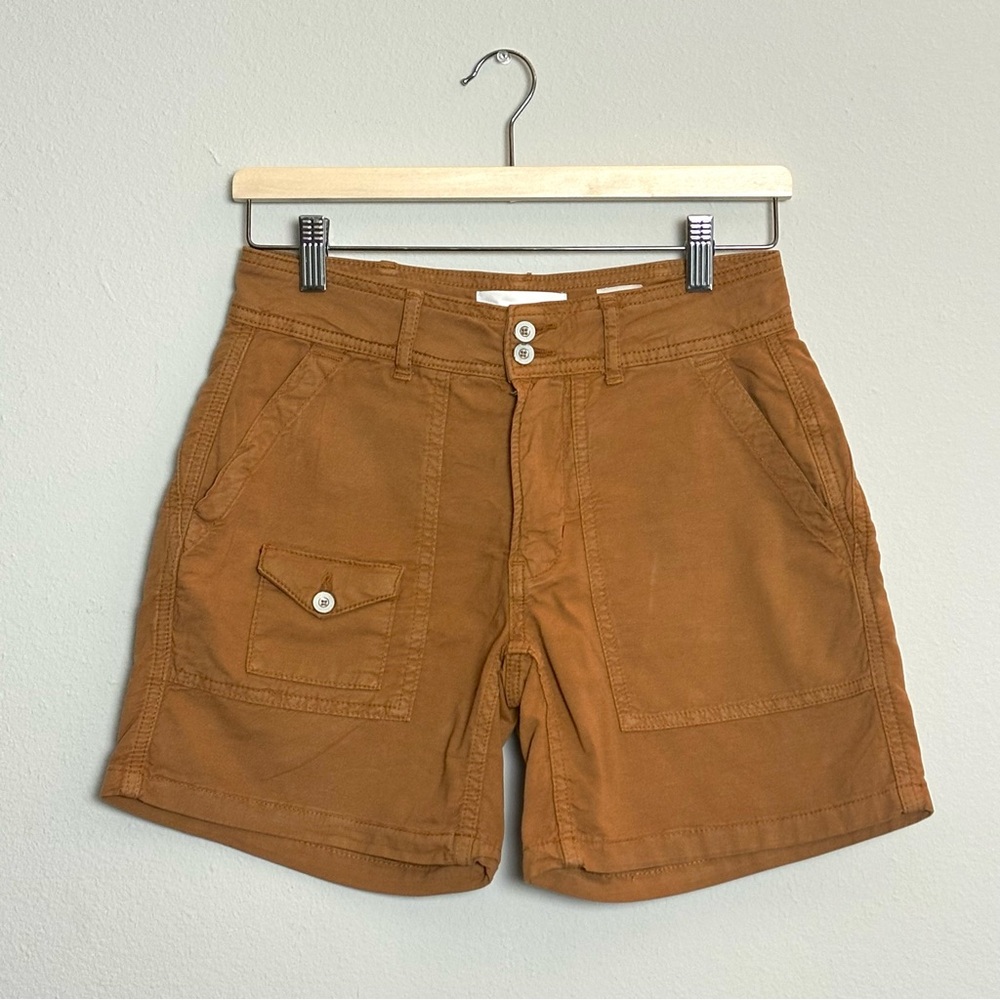 Anthropologie Burnt Orange The Wanderer Cargo Shorts Sz 25 cargo